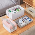 thumbnail image 4 of EeaseCA Emergency Medicine Case Plastic High-capacity Multi-functional Medicine Box Storage Box (Random Color, Size M), 4 of 7