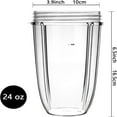 thumbnail image 6 of 24oz Replacement Cup for Nutribullet 600W/900W, Replacement Parts Replacement Cups for Nutribullet, 6 of 13