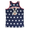 thumbnail image 3 of Bugs Bunny Tune Squad Space Jam Headgear Classics Embroidered Basketball Jersey (X-Large, Blue), 3 of 3