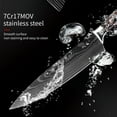 thumbnail image 3 of MDHAND 10PCS Kitchen Knife Set , Chef Knife Sets Stainless Steel for Professional Chefs , Ergonomic Handle for Chef Knife Set, Sharp Knife Set for Vegetable Meat Fruit, 3 of 9