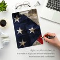 thumbnail image 5 of FMSHPON American Flag Clipboard Hardboard Wood Nursing Clip Board and Pull for Standard A4 Letter 13x9 inches, 5 of 8