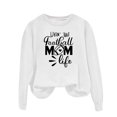 thumbnail image 1 of VBARHMQRT Chandail à Capuchon d'Halloween pour Femmes, Vêtement de Sport Imprimé à la Mode, Col Rond, Manches Longues, Sweat à Capuche, 1 of 3