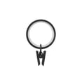 thumbnail image 1 of Umbra 245992-038 1 in. Steel Cappa Clip Rings, Matte Black, 1 of 3