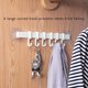 thumbnail image 2 of Billuyoard Feiqiong, nuevo, autoadhesivo, 6 ganchos de pared para baño, estante de plástico, ganchos para puerta de baño, estante sin taladro, gancho Juegos de accesorios de baño blanco Billuyoard JJ24796-01, 2 of 6