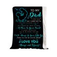 thumbnail image 5 of Fancy to My Dad from Daughter Flannel Fleece Throw Blanket 60"x50", Grateful Love Birthday Gift Throws Blankets, Happy Father's Day Present for Sofa, Super Cozy Lightweight Father Gifts Idea Style 6, 5 of 12