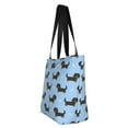 thumbnail image 7 of Horeoi Dachshund Dog Print Shoulder Bag for Women Large Capacity Zipper Tote for Shopping Beach Travel Gym with Inner Pocket, 7 of 7