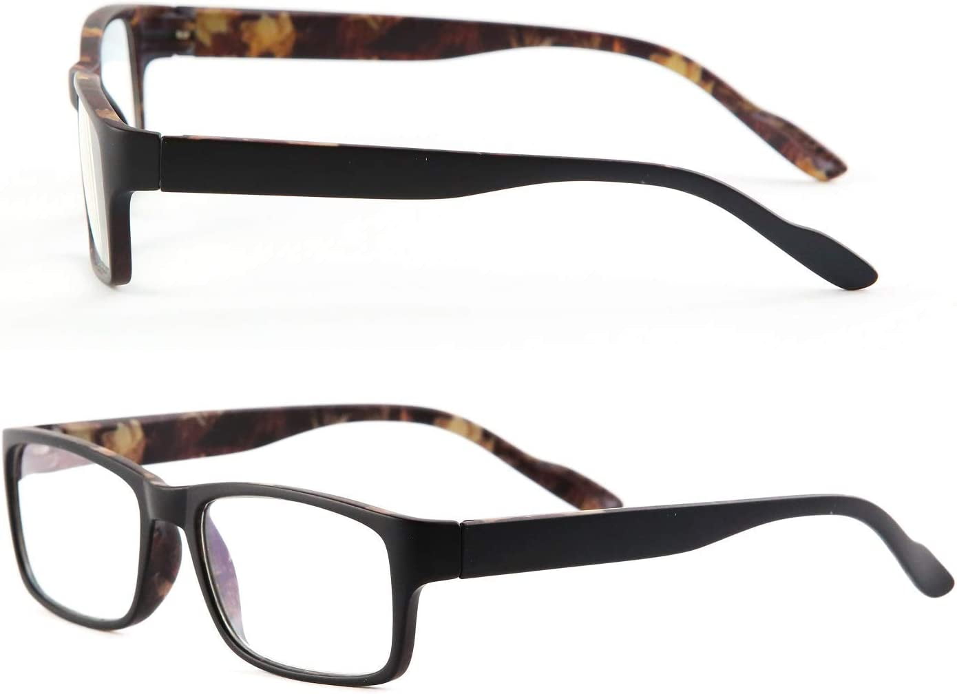Readerest Blue Light Blocking Reading Glasses Blackcamo 225 Magnification