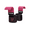 Pink, variant on MT Weight Lifting Straps, Non-Slip Rubber Coated Grip, Neoprene Padded Wrist Support, Unisex, Black