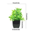 thumbnail image 3 of TFYZYY Decorative Fake Plants Simulation Green Potted Plants for Indoor Home Decor, Living Room Arrangements, Plastic Bouquet for TV Cabinet, 3 of 6