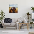 thumbnail image 2 of Stupell Industries Dog Watching Bird Binoculars Animals & Insects Painting Gallery Wrapped Canvas Print Wall Art, 24 x 24, 2 of 7