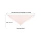 thumbnail image 3 of Chales y envolturas INSPIRAR CHIC para vestidos de noche, bufandas triangulares de encaje con flecos para bodas y fiestas formales 70.9"x27.6" Beige, 3 of 5