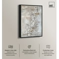 thumbnail image 2 of Rust Fragment Canvas Elegant Gold Abstract by Art Remedy, Black Frame, 36" x 54", 2 of 7