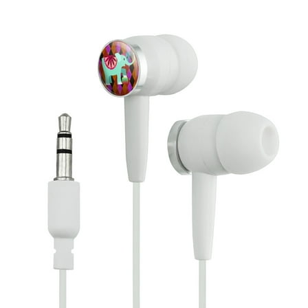Circus Elephant Novelty In-Ear Earbud Headphones