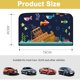 thumbnail image 3 of 1 Juego de dos coches de succión magnética trasera cortina de coche de succión magnética sombreado de protección solar de dibujos animados para niños, 3 of 6