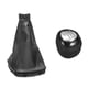 thumbnail image 1 of 6 Speed Gear Shift Knob Leather Gaiter Boot Cover Case Lever Shifter for SAAB 93 9-3 2003-2012, 1 of 4