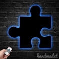 thumbnail image 2 of Handmadetneonsign Custom Puzzle Metal Wall Art LED Light - Personalized Puzzle Sign Home Decor, 2 of 5