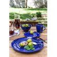 thumbnail image 4 of Woven Paths Farmhouse 16-Piece Dinnerware Set, Blue, 4 of 7