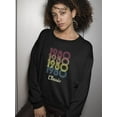 thumbnail image 2 of Classic Of The 1980s Sweatshirt Women -Image by Shutterstock, Female XX-Large, 2 of 4