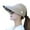 007_Khaki, variant on CHEGUTA Visor Hats for Women Summer Foldable Sunscreen Beach Hat Sunshade Floral Hats Beige