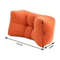 thumbnail image 2 of EDHITNR Lumbar Support Cushion Office Nap Pillow, Back Pillow with Contoured Waist Rest for Students, Chair Back Cushion Lumbar Pad for Home Office, 2 of 7