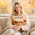 thumbnail image 4 of Fall Harvest Throw Pillow Covers 18x18 Inch, Printed Decorative Square Pillowcases, Farmhouse Holiday Cushion Covers for Couch Sofa Living Room Bedroom Outdoor Home Decor, 4 of 6