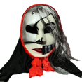 thumbnail image 1 of Mascarilla facial Scary Ghost Halloween Horror Mas Resin Silver Hair, 1 of 2