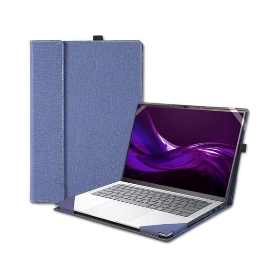 Laptop Case Cover for HP Elite x360 1040 G11 and EliteBook 1040 14 inch G11 & Lenovo ThinkPad X13 Yoga Gen 1, Notebook PC Protective Sleeve Bag with Tri-Fold Cooling Stand, Pencil Holder