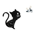 thumbnail image 1 of Reloj De Pared De Acrílico Con Diseño De Gato Y Estatua De Reno Para Decoración Moderna De Sala De Estar, Oficina Y Hogar Con Un Bonito Diseño De Animales., 1 of 8