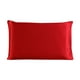 thumbnail image 1 of Funda de Almohada de Seda Ambos dos Tamaño Queen Cremallera Bricoje rojo Zulema funda de almohada de seda, 1 of 8