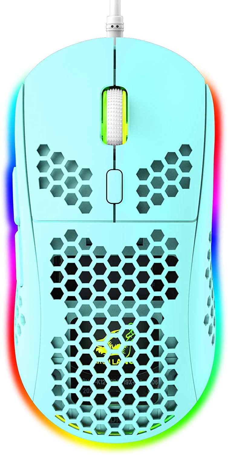 Ultralight Wired Gaming Mouse, Lightweight Shell, 4 RGB