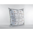 thumbnail image 3 of 26â€ White Floral Indoor Outdoor Throw Pillow, 3 of 5