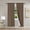 BROWN COFFEE, variant on Gorgeous Home Linen 2PC Brick Rust Solid Matte Color Window Lined Panel Curtain Rod Pocket 37" Width X 84" Length (each) Panel