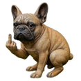 thumbnail image 1 of Funny French Bulldog Garden Statue, Bold Pooping Dog Statue, Bulldog Dog Welcome Sign Garden Animal Sculpture for Lawn Patio Backyard Outdoor Decorati, 1 of 2