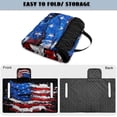 thumbnail image 5 of Yuyamidu American Flag Golf Cart Seat Covers with 4 Front Pockets Patriotic Golf Cart Seat Towel Blanket for 2-Person Seats Club Car Seats Cover Decor, 4th of July, 5 of 8