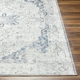 thumbnail image 6 of Mark&Day Washable Rugs, 9x12 Dry Ridge Traditional Ivory Area Rug, Ivory Blue Carpet for Living Room, Bedroom or Kitchen (9'2" x 12', Machine Washable), 6 of 8