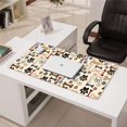 thumbnail image 3 of Long Mouse Pads for Desk,Paw Prints and Bones Desk Mats on Top Of Desks, Desk Mouse Pad Extra Large with 3mm Non-Slip Base and Stitched Edge for Gaming,Office,Work,Home 31.5"x15.7", 3 of 6