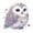 A, variant on Linnome Owl Diamond Painting Rhinestone Art Kit Elegant Owl Diamond Embroidery Full Drill Partial Drill for Home Wall Decoration A