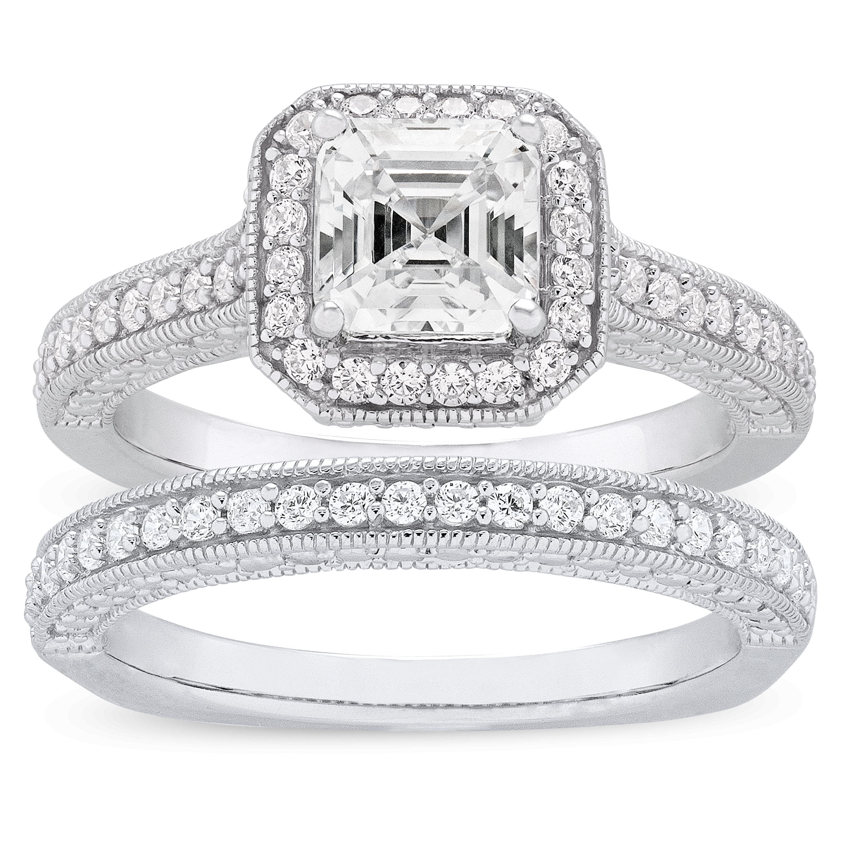 Details about   Stunning Diamond Ring set in Sterling Silver 