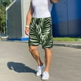 thumbnail image 5 of Daiia Tropical Palm Leaves1 Mens Woven Stretch Pajama Short,Short Pajama Pants-XX-Large, 5 of 9