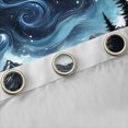 thumbnail image 4 of Homewish Ngalaxy Starry Sky Black Out Curtains,Natural Scenery Curtains Pack of 2 (42x63 Each),Oil Painting Artistic Bedroom Curtains For Girls Boys,Breathable Home Decor, 4 of 6