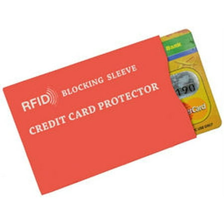 RFID Identity Theft Protection Credit Card Sleeves(5 (Best Credit Card Identity Theft Protection)