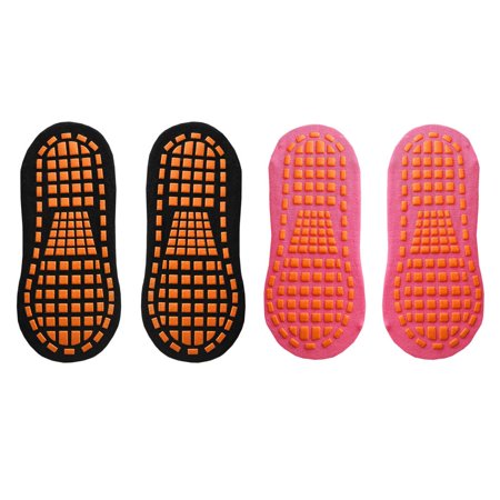 2Pair Non-slip Floor Socks, Stopper Socks Women, Children's Socks, Yoga Socks Sport, Size: 35-43