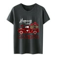 thumbnail image 4 of Pompotops T-Shirts à Col Rond pour Femmes Imprimé Fête des Mères Manches Courtes Blouse, 4 of 7