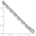 thumbnail image 3 of 14K White Gold 4.2mm Hand-Polished Fancy Link Bracelet (7.25 X 4.2) Made In Peru wlk686-7.25, 3 of 5