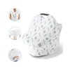 The Peanutshell Baby Nursing Cover, Car Seat Canopy, 6 in 1 Multiuse, Eucalyptus