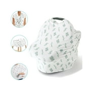 The Peanutshell Baby Nursing Cover, Car Seat Canopy, 6 in 1 Multiuse, Eucalyptus