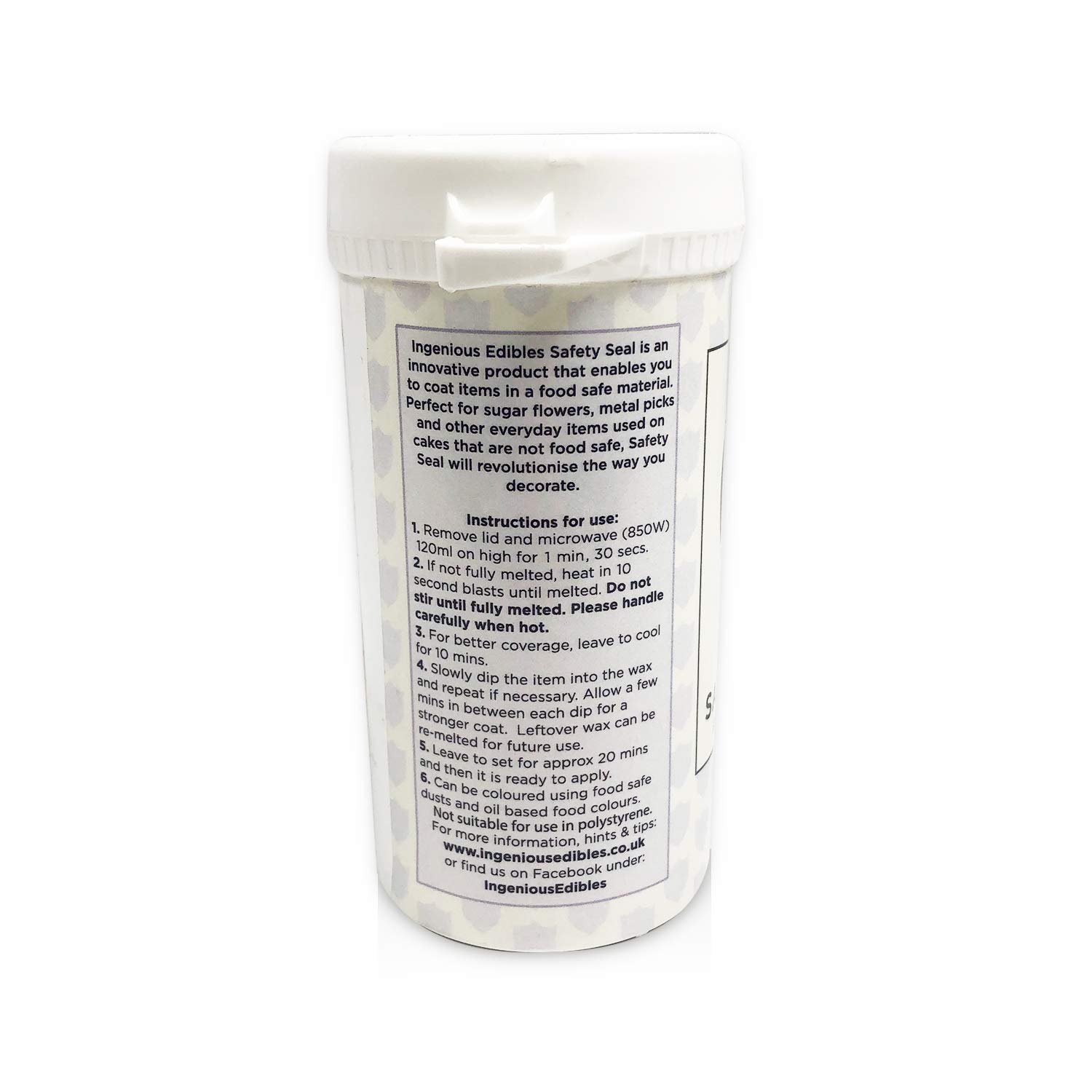 Cake Craft Ingenious Edibles Safety Seal Food-Safe Barrier 4.2 Ounce 120 Grams
