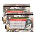 thumbnail image 3 of 2 Pack Flip Folders with Clear PVC Window Binder Pouches 3-Ring Binder Organizer for Office & Home Different Colors and Patterns Cat, 3 of 6