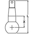 thumbnail image 2 of Howe Racing K772 and K6024 Repl Ball Joint Stud, .5 Inch Extended, 2 of 5