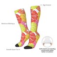 thumbnail image 5 of Knee High Socks for Men and Women, colorful Lemon Althletic Compression Socks, Support Long Tube Socks for Outdoor Sport, Calf Socks, High Stockings for Women Men, 5 of 7